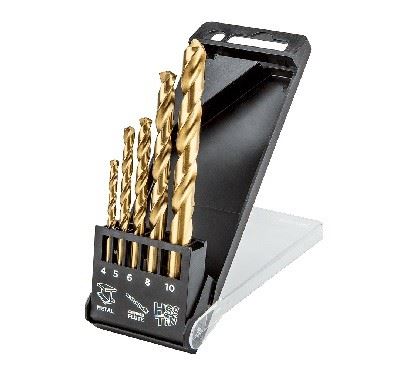 Wiertła HSSTiN do metalu 5szt Graphite 57H196