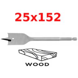 Wiertło do drewna łopatkowe 25x152 Graphite 57H227